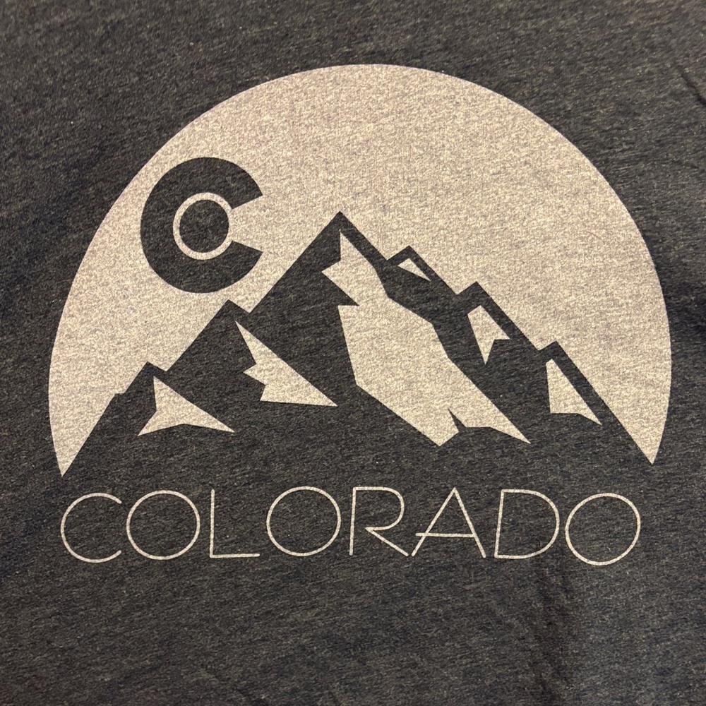 Women’s XXL / Unisex XL | Gray Colorado Graphic T-Shirt